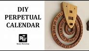 How to Make a Perpetual Calendar | DIY Wooden Calendar
