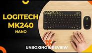 Logitech MK240 Nano Wireless Keyboard and Mouse Combo Review 2023 | Budget-friendly