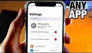 How To Add a Password to Apps on iPhone!