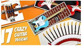 17 Weirdest Guitars Ever Made! | Crazy Custom Guitar Designs
