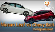 2020 Nissan Leaf vs 2020 Chevy Bolt | Comparison!