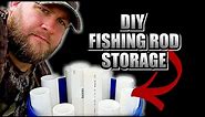 DIY PVC Fishing Rod Storage Bucket