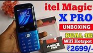 itel Magic X Pro Best 4G Feature Phone with Hotspot & Wi Fi features | 4g feature phone full review