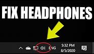 Fix: Headphones stopped working / No sound in Windows 10