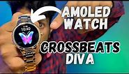 CrossBeats Diva Stylish SmartWatch for Women with Stone Studded Bezel | Amoled Display | *UNBOXING*