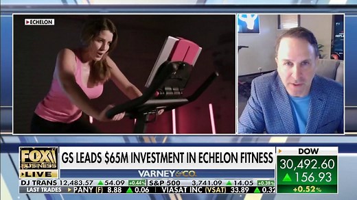 On Wednesday's Varney & Co., Echelon Fitness CEO Lou Lentine explained his company's expansion goals for 2021, including investment in their fitness training app. | Fox Business