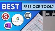 Best Free Optical Character Recognition (OCR) Tools? (Tesseract, SimpleOCR, OneNote, Easy Screen)