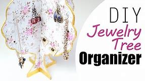 DIY: Easy Jewelry Organizer Tree for your Accessories
