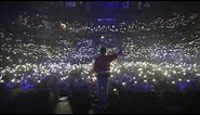 Logic has the entire arena sing 1-800-273-8255 for him