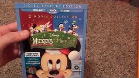 Disney Mickey's Once and Twice Upon a Christmas Blu-Ray Review and Unboxing