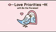 Pusheen: Love Priorities with Bo the Parakeet