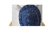 Turtle Kitchen Countertop Wooden Paper Towel Holder, Coastal Sea Turtle Decor, Blue Beach House Decor // Rustic Lane