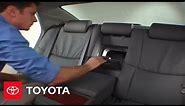 2005 - 2007 Avalon How-To: Trunk - Using Rear-Seat Pass-Through (Limited) | Toyota