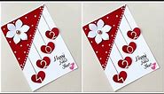 Easy and Beautiful Happy New Year Card/Happy New Year Greeting Card making ideas/DIY New Year Card