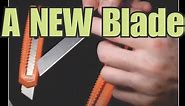 Change the Blade on a Retractable Blade Utility Knife