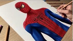 Drawing The Amazing Spider-Man • Time Lapse