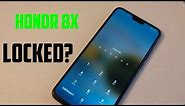 Honor 8x how to Reset Forgot PASSWORD, Lock , PATTER , FACE ID ....hard reset 8x