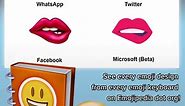 Which of these 🫦 Biting Lip emoji designs is thirsting the most? ...Them @facebookapp teeth tho... 👁️🫦👁️ #bitinglip #bitinglipemoji #lipbiting #lips #emojis #emojipedia #thirsty #thirsting