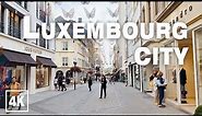 LUXEMBOURG City 2022 • 4K 60fps ASMR Real Time Virtual Walking Tour