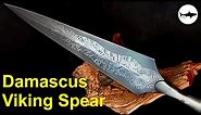Forging a Damascus Viking Spear
