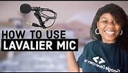How to use LAVALIER microphones on android and iphone| How to film with LAPEL mic