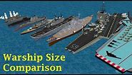 Warship Size Comparison