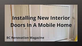 New Interior Doors Get Installed In The Mobile Home Reno Project : E068 / BC Renovation Magazine