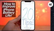 20 Tips to improve battery life on iPhone XS & XR