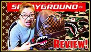 SPRAYGROUND SIDE-SHARK IN PARIS BACKPACK | Unboxing+Review (Louis Vuitton X BAPE Inspired)