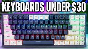 The BEST GAMING Keyboards Under $30!