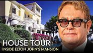 Elton John | House Tour | $33 Million Beverly Hills Mansion & More