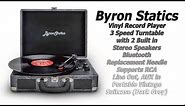 Vinyl Record Player Review Byron Statics