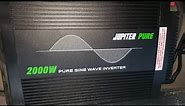 HFT Harbor Freight Tools Power Inverter Review Jupiter 2000 watt continuous 4000 watt pure sine