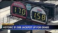 Mega Millions winning numbers drawn for $1.58 billion jackpot Tuesday