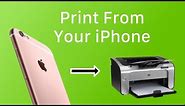 iOS Basics: How To Print From iOS With AirPrint
