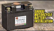 Shorai Motorcycle Battery Installation