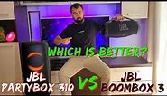 Which is better? JBL Boombox 3 VS JBL Partybox 310!