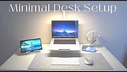 Minimal Desk Setup, unboxing MX Master 3S, Lamicall iPhone MagSafe ring holder