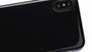 Thin iPhone X case in jet black