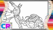 Batman Fights Superman Coloring Pages/Superheroes Coloring/Elektronomia - Limitless [NCS Release]