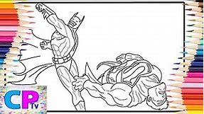 Batman Fights Superman Coloring Pages/Superheroes Coloring/Elektronomia - Limitless [NCS Release]