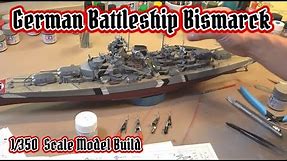 Building the Tamiya 1/350 Scale German Battleship Bismarck