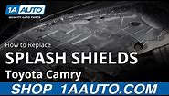 How to Replace Splash Shields 11-17 Toyota Camry