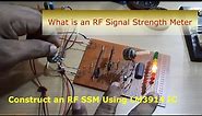 What is an RF Signal Strength Meter || How to Construct an RF Signal Strength Meter Using LM3914 IC