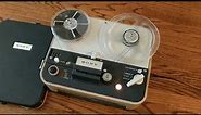 Repaired, Refurbished and Restored Sony TC-102 tape recorder