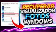 INSTALAR O RECUPERAR EL VISUALIZADOR DE FOTOS CLASICO En Windows 10 ✅ Funciona En 2023