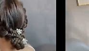 Bartosi Mini Hair Claw Clips Gold Pearls Mini Hair Clips