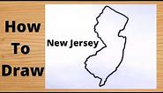 Drawing New Jersey State Map - Hidden Trick