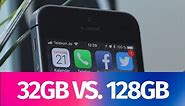 What is the difference between: iPhone SE 32gb vs. 128gb