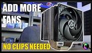 How to Add Fans to a CPU Tower Cooler.